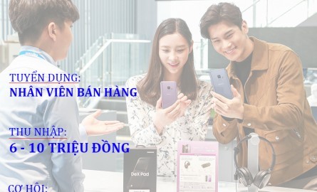 Tuyển Dụng Nhân Viên Bán Hàng - Thu Nhập Hấp Dẫn 6 - 10 Triệu Đồng