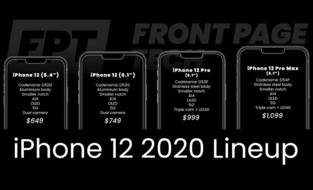 Rò rỉ mức giá ấn tượng của iPhone 12 5G
