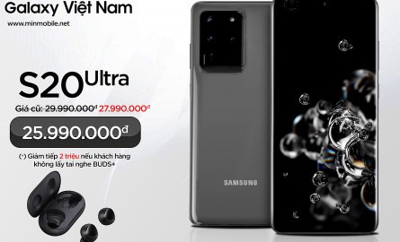 Samsung Galaxy S20+ và Galaxy S20 Ultra chính hãng giá cực sốc – Mua ngay