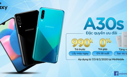 Mua Galaxy A30s – Nhận khuyến mãi khủng 