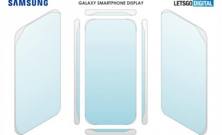 Lộ diện thiết kế màn hình không viền của Samsung