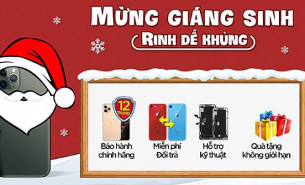 Mừng giáng sinh - Rinh dế khủng:  Giảm giá hàng nghìn smartphone đến 5 triệu
