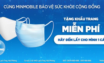 Đến MinMobile - Khẩu trang mang về