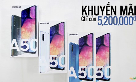 Mua Samsung Galaxy A50 nhận ưu đãi đến 1.3 triệu đồng