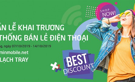 Chào mừng khai chương chi nhánh 2 – MinMobile khuyến mãi tưng bừng